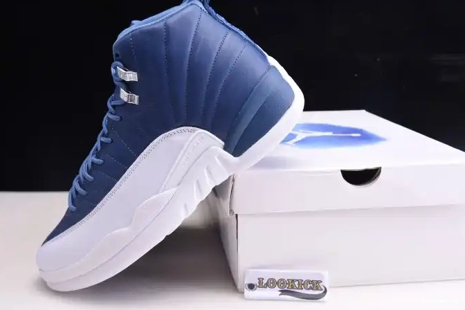 Rep Kickmax Stone 130690-404 Air 12 Jordan Blue Retro 0401
